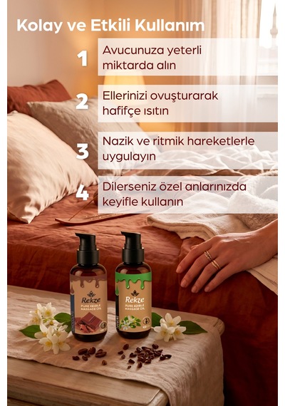 Çikolata & Yasemin Aromalı Masaj Yağı 100 Ml Aromaterapi, Nemlendirici Ve Romantik Etki - 745060868