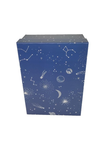 Gıpta Cosmıc Dikdörtgen Hediyelik Boş Kutu No:4 - 19cmx26cmx11cm