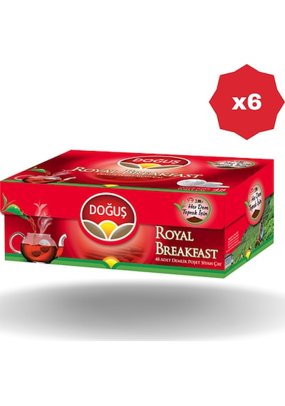 Doğuş Royal Breakfast Demlik Çay 48'li - 6 Adet