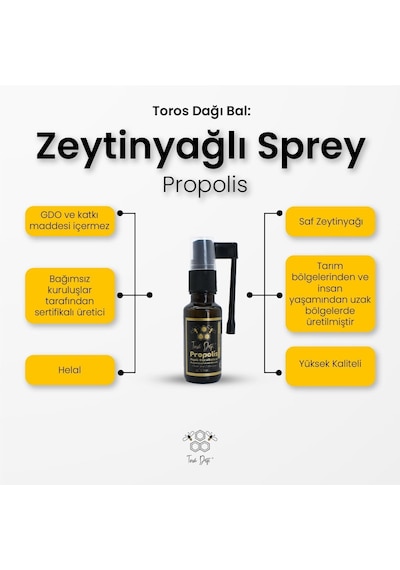 Zeytinyağlı Sprey Propolis 20 Ml