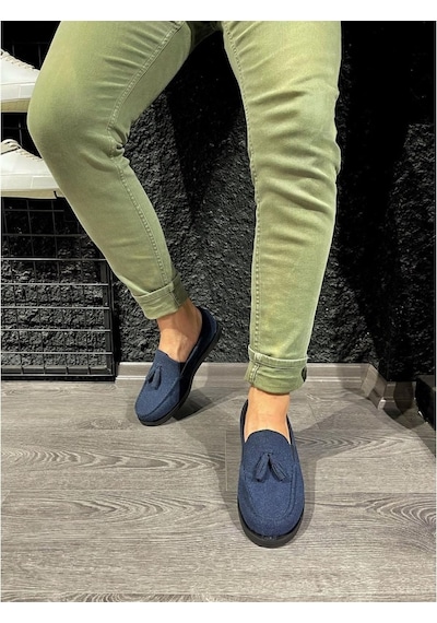 Knack Loafer Erkek Ayakkabı 007 Mavi (539903290) Çok Renkli
