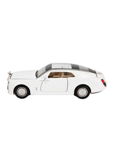 Rolls-royce Phantom 1:36 Ölçekli Metal Model Araba - Işıklı Ve Sesli Kapıları Açılan Araba Beyaz