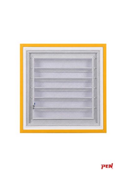 Alüminyum Banyo Wc Havalandırma Menfezi 33x33 Beyaz Seri