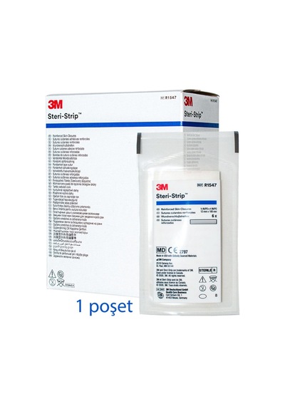 Medikaltec Steri Strip Dikiş Bandı 12mm X 100mm R1547 1 Poşet