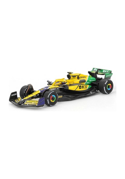1/64 Mclaren Mcl38 4 Lando Norris 2024 F1 Monaco Gp Sarı