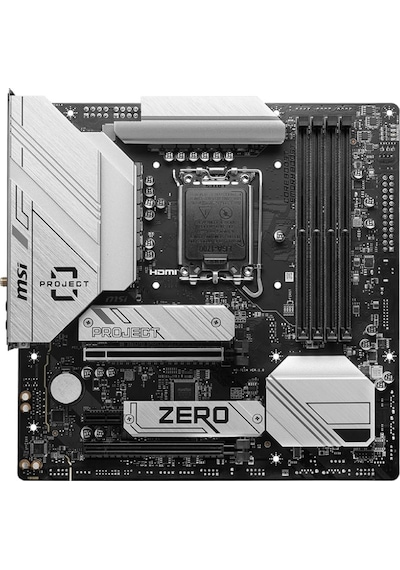 MSI B760M PROJECT ZERO DDR5 7800 MHZ (OC) RGB mATX Anakart