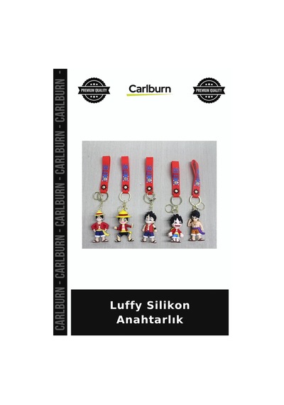 Luffy Silikon Anahtarlık Aksesuar Çeşitleri Günlük Kullanım Arkadaşa Hediye