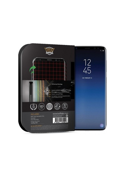 Buﬀ Galaxy S9 Plus İle Uyumlu 3d İle Uyumlu Ekran Koruyucu