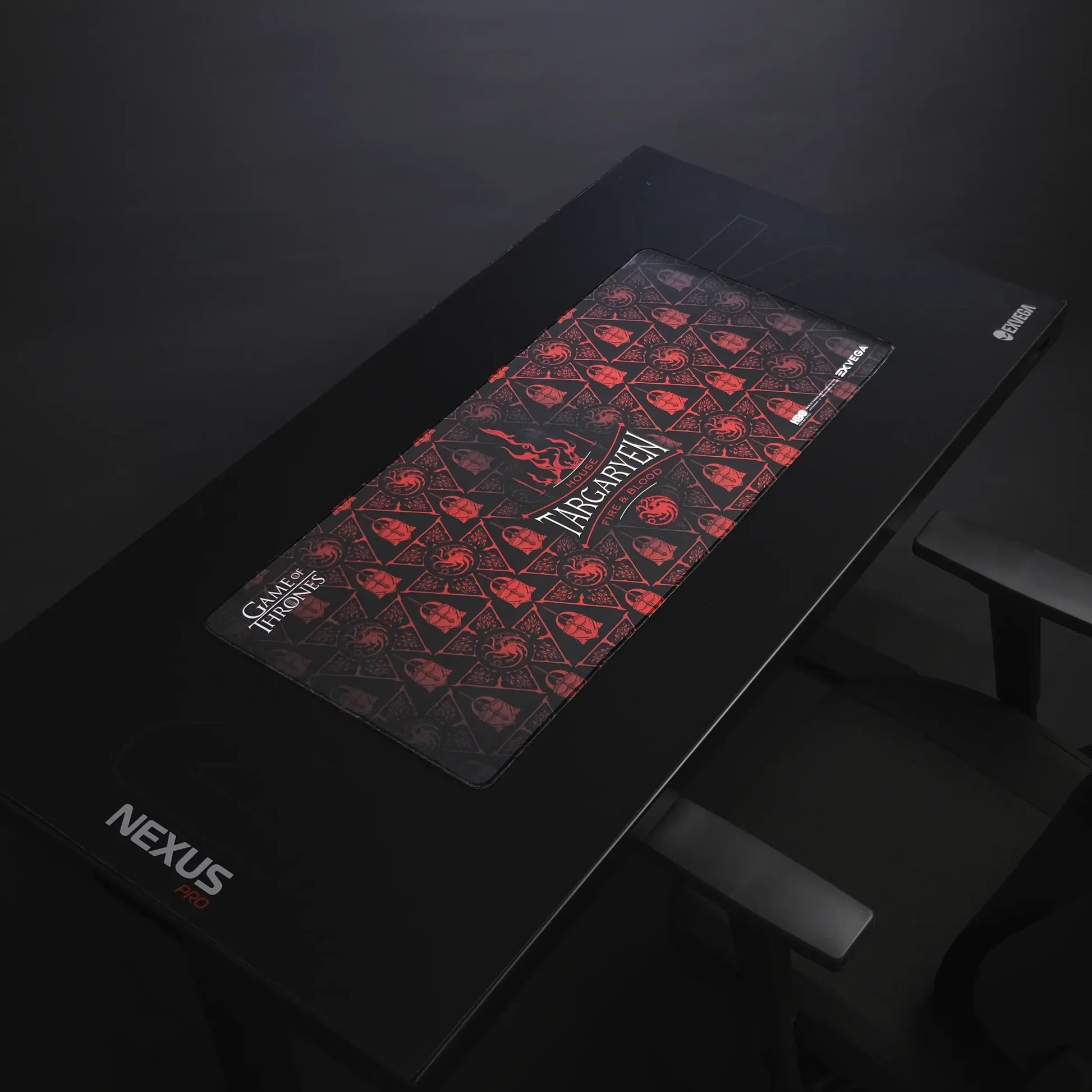 Exvega Game Of Thrones House Targaryen Fire And Blood Mousepad Xxl 90 40