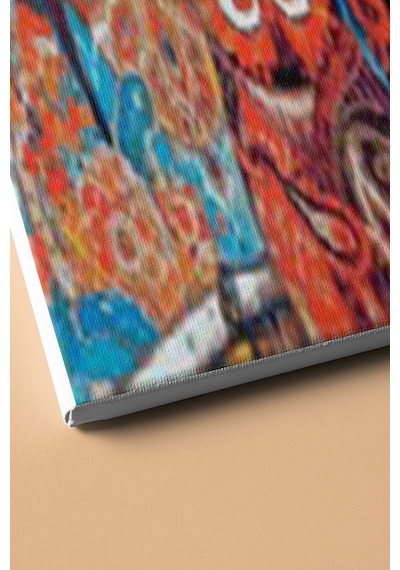Webstyle Renkli Baykuşlar Sayılarla Boyama Seti Kasnaklı 50x65