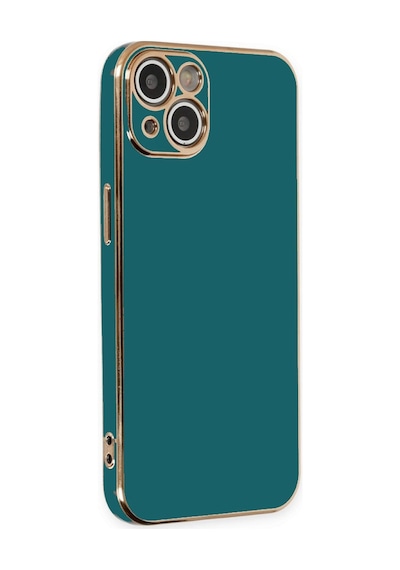 Apple Uyumlu iPhone 15 Kılıf Luxury Seri Kamera Korumalı Silikon Kapak
