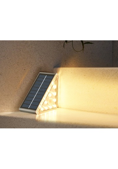 6'lı Solar Basamak Işığı 10 Led Güneş Enerjili Merdiven Bahçe Aydınlatması