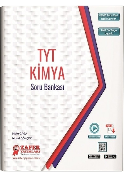 Zafer Yks Tyt Kimya Soru Bankası Zafer Yayınları N11.19491