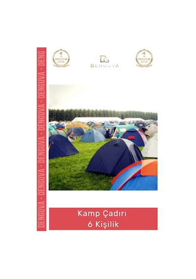 Kampçadırı Otomatik Kurulum Su Geçirmez Geniş İç Hacim Dayanıklı Fiberglass Kamp Çadırı 6 Kişilik Çok Renkli