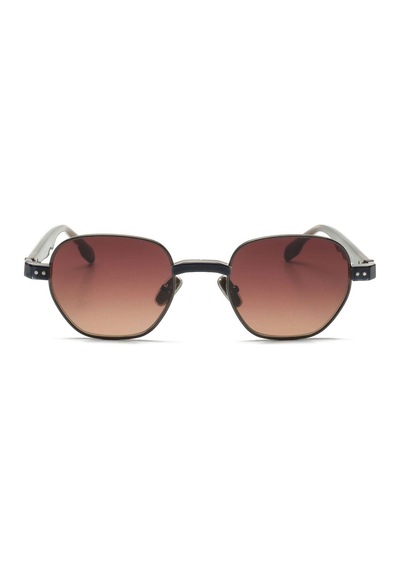 Kilian Lago C4 50 Unisex Geometrik Siyah Kombine Güneş Gözlüğü Siyah