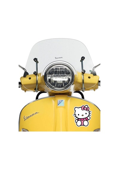 Hello Kity El Sallayan Motorsiklet, Laptop, Kask, Araba Sticker 14x12 Cm
