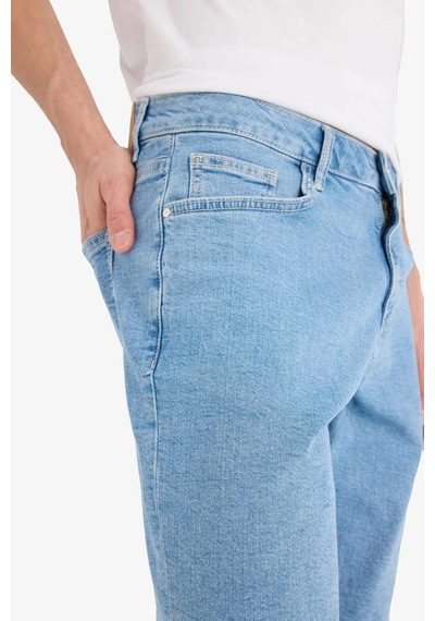 DeFacto Regular Fit Jean Bermuda Şort A4805AX25SMNM39