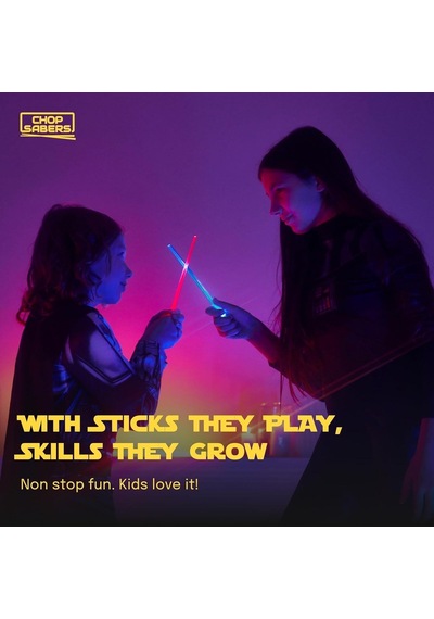 Valkyrie 8 Parça Led Işıklı Chopstik Işık Kılıcı Yemek Çubukları Star Wars Tema Çöpstik Çok Renkli