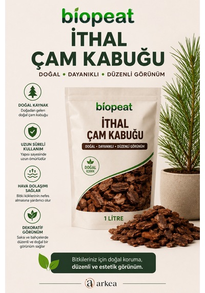 3'lü Bitki Bakım Seti 3 Lt İthal Çam Kabuğu + Kil Bilyesi + Cocohusk Orkide, Saksı Ve Bahçe Bitkileri İçin 1000