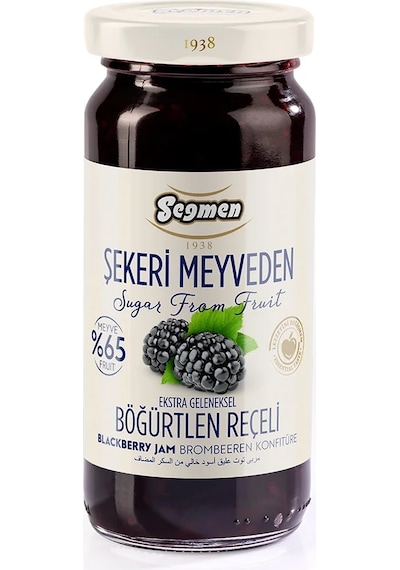 Seğmen Şekeri Meyveden Böğürtlen Reçeli Kavanoz 270 G