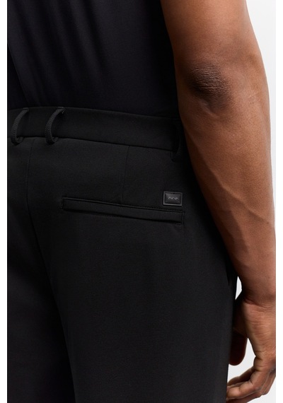 Avva Erkek Siyah Yanı Lastikli Viskon Karışımlı Slim Fit Pantolon A62y3053
