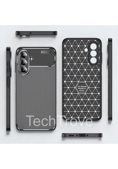One Plus 8 Pro Kılıf Kamera Korumalı Darbe Emici Karbon Fiber Desenli Renk Atmaz Silikon Kapak