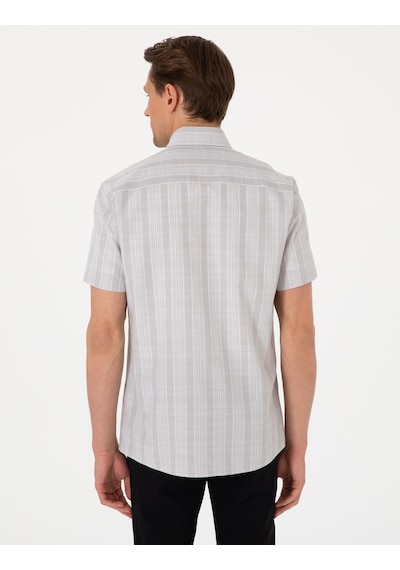 Pierre Cardin Erkek Bej Gömlek Kısa Kollu 50307083-vr011 Bej