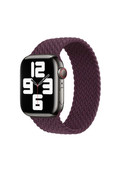 Apple Uyumlu  Watch Ultra 49 MM Kordon Krd-32 Hasır Örgü Dizayn Kordon