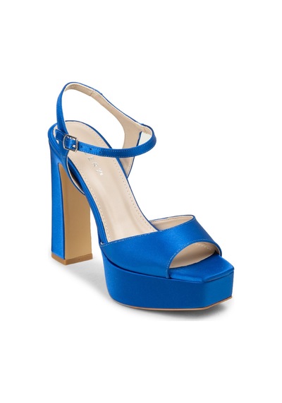 Deery Kadın Mavi Platform Abiye Ayakkabı - Sm203zmvım01
