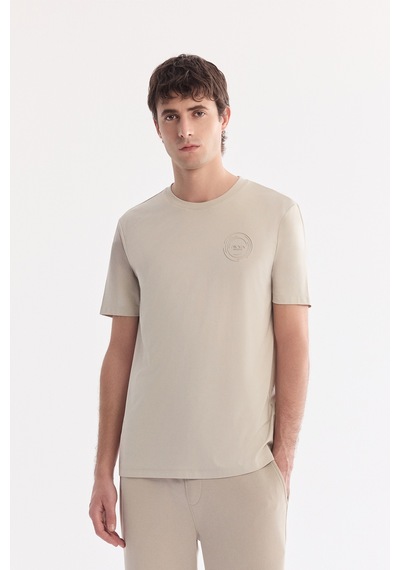 Avva Erkek Bej Beli Lastikli Bağcıklı Bi-stretch Soft Touch Regular Fit Şort A61y3609