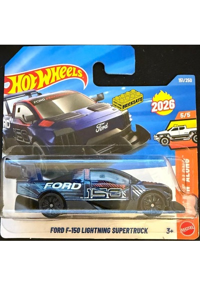 Hot Wheels Tekli Arabalar Ford F-150 Lightning Supertruck Jjh52 Truckin' Along Çok Renkli