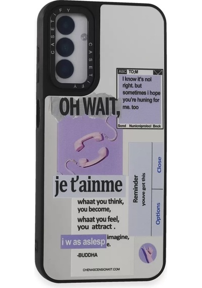 Newface Samsung Galaxy M14 5g Kılıf Mirror Desenli Kapak - Mirror - 4
