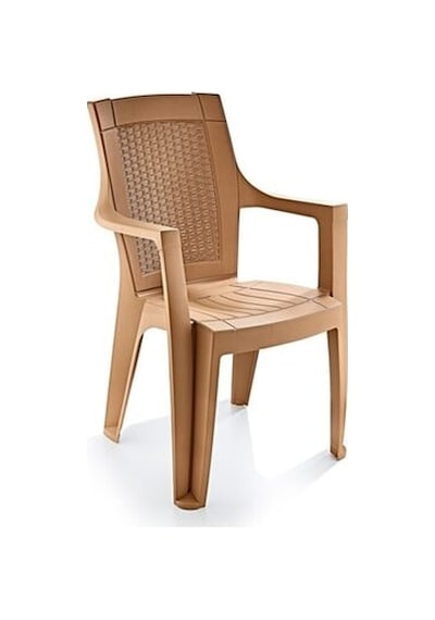 Buyukarısoy Elegance Rattan Efektli 4 6 Adet Plastik Sandalye Balkon Bahçe