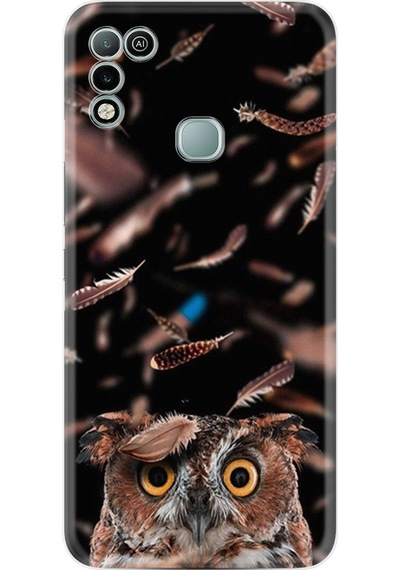 Infinix Hot 11 Play Kılıf Resimli Silikon Green Prizma 1347