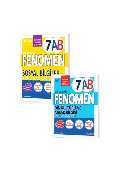 2027 7.sınıf Sosyal Bilgiler Ab-din Kültürü Ab Kolay Orta İleri Seviye %100 Marif Yeni Müfredat Soru Bankası Seti