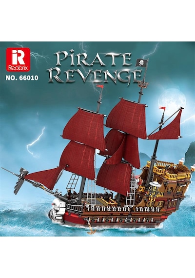 Reobrix 66010 Korsan Gemisi Yaratıcı Yapı Blok Seti Building Blocks Pirate Revenge - The Pirates - 2776 Parça
