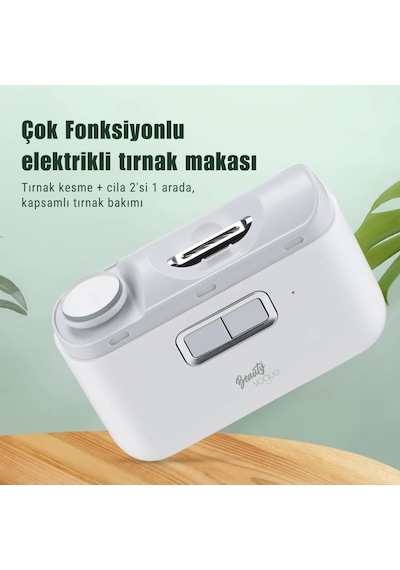 Şarjlı Tırnak Kesme Ve Manikür Cihazı Elektrikli Tırnak Makası Manikür Makinesi