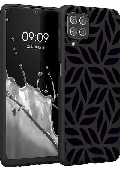 Samsung Galaxy A22 İle Uyumlu Premier Kalite Özel Üretim Baskılı Silikon Telefon Kılıfı Bc 1 Siyah