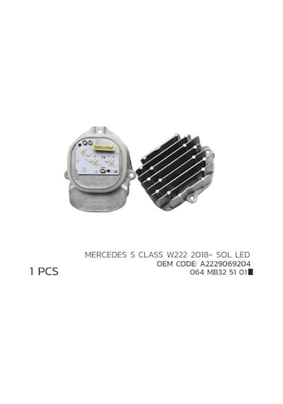 Nıken Mercedes S Class W222 2018-sol Led Mod A2229069204 IS00-NIKEN 064MB325101