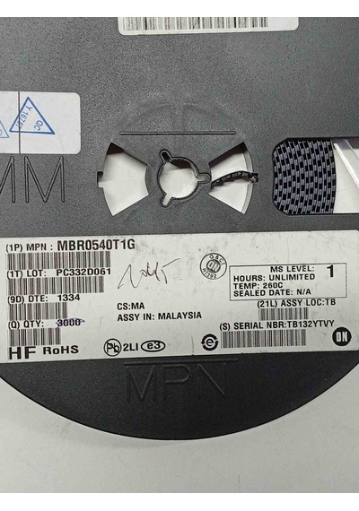Mbr0540t1g 0,5a 40v Sod123 On Schoyky Diyot 40 Adet