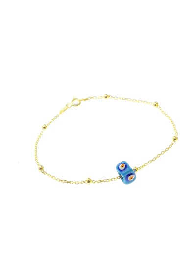 Söğütlü Silver Gümüş Mineli Turkuaz Taşlı Top Top Bileklik