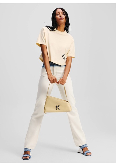 Karl Lagerfeld Jeans Beyaz Kadın Pamuklu Denim Pantolon A2w10035