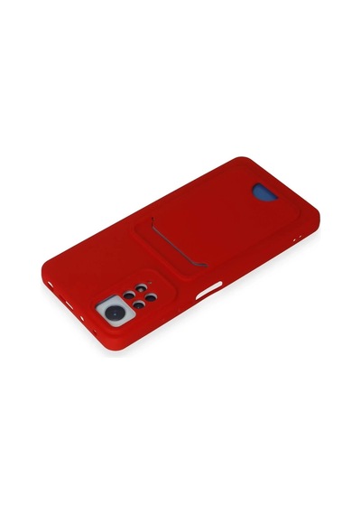 Xiaomi Redmi Note 12 Pro 4g Kılıf Kelvin Kartvizitli Silikon - Kırmızı Çok Renkli