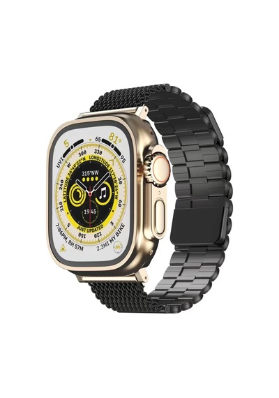 Newface Apple Watch 42mm Ascend Metal Kordon - Siyah