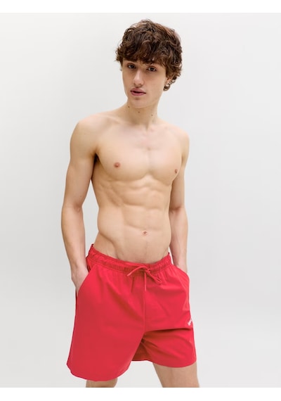 Jack & Jones Jack&jones Jpstmaui Norrebro Erkek Mayo Şort 12291434 Kırmızı