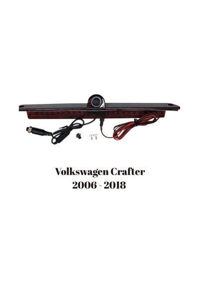 Volkswagen Vw Crafter 2006 - 2018 Uyumlu Stop Lambalı Geri Görüş Kamerası Ip67 Su Geçirmez Profesyonel Park Kamerası Twogo Go-i200