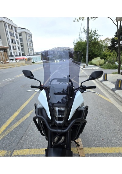 Motocam Honda Nx 500 Ön Cam 2025-2026 Model 48cm Füme Renkli 4mm Uzun
