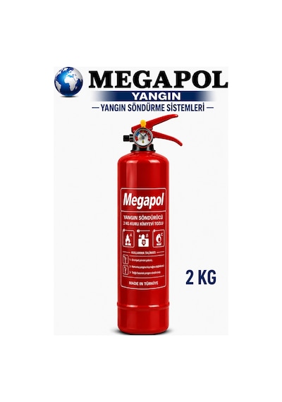 1 Kg Yangın Söndürme Cihazı, Yangın Tüpü, Yangın Sömürücü, Yangın Söndürme Tüpü