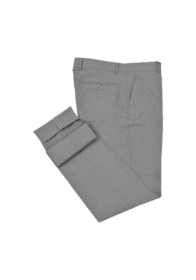 Günce Erkek Klasik Kuş Gözü Kumaş Pantolon Bgl-st04738 Gri