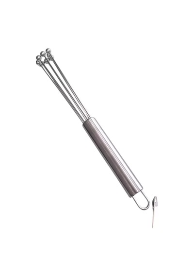 Profosyonel Top Uçlu Ayarlanabilir Paslanmaz Uzun Çelik Çırpıcı 30 Cm Paslanmaz Çelik Diğer